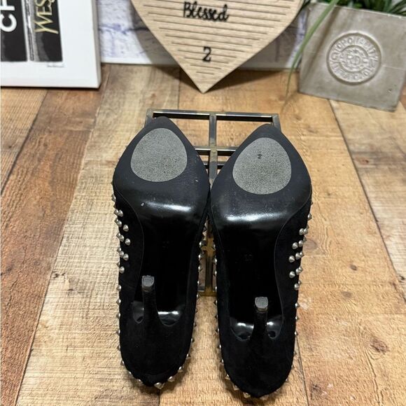 Steven by Steve Madden black superstud studded stiletto pumps US 10 - Picture 11 of 11